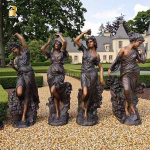 Statue en bronze grandeur nature RELONG, style antique, pour la décoration de château, de jardin extérieur, quatre saisons - Product Image 4