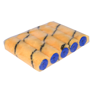 Rouleau à peinture acrylique E-tool, meilleur prix, 6 pouces, à bande noire thermocollée, cadre jaune à dégagement rapide, garantie 6 mois - Product Image 3