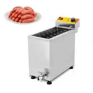China manufacturer Korean hot dog machine corn dog deep fryer machine hot dog fryer machine on sale