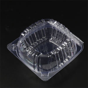 Tek kullanımlık temizle 1 bölme OPS tasfiye tepsisi salatalar tatlılar ve Fast <span class=keywords><strong>Food</strong></span> için çevre dostu gıda sınıfı plastik saklama kutusu - Product Image 3