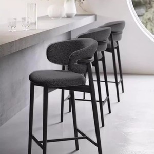Sillas de Bar Modernas Minimalistas de Madera de Fresno de Lujo para Bar en Casa y <span class=keywords><strong>Cocina</strong></span>, Asientos Cómodos y Duraderos - Product Image 2