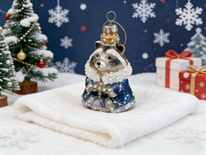 <strong>Glass</strong> Christmas Ornament Small Animals Creative Holiday Decorations Painted <strong>Glass</strong> <strong>Tree</strong> Hanging Ornaments Gifts Decorations - Product Image 1