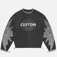Créez votre tenue en tricot : pull en coton doux, mode urbaine, unisexe, pour homme et femme, style oversize, pull confortable.
