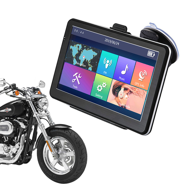 7 Inch Portable HD GPS Navigation Navigator for Car Truck Motorcycle E-Bike