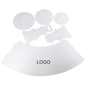 <span class=keywords><strong>Precio</strong></span> de fábrica Ahorre espacio 3 niveles 4 niveles Papel Cartón Sandwich Cupcake Stand - Product Image 6