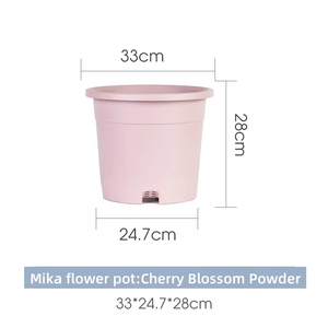 Macetas de Plástico Esmaltado Nórdicas Ecológicas al por Mayor a Bajo Precio, con Orificio de Drenaje, Ligeras, Duraderas, de Alta Calidad, Tamaños Personalizados - Product Image 3