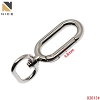 Mousqueton ovale pivotant à ressort en alliage, boucle déclencheur, porte-clés, laisse pour chien, pour sac à main, taille personnalisée, vente en gros