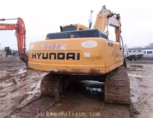 Ekskavator Roda Harga Rendah Mesin Konstruksi Kualitas Tinggi Hyundai Digunakan 200-5D