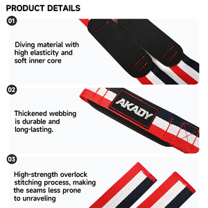 New Arrival Cotton Figure 8 Weightlifting Power Straps Neoprene Padded Gym and Fitness <strong>Exercise</strong> <strong>Belt</strong> - Product Image 2