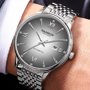 Reloj Mecánico para Hombre de Alta Calidad, Movimiento Hangzhou, 42MM, Caja de Acero Inoxidable, Correa de Acero, Cristal de Zafiro, 5ATM, Automático, Relojes Chinos - Product Image 2