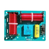Diviseur de fréquences professionnel 80W 2 voies pour haut-parleurs large bande et woofers/tweeters de 2 à 6 pouces, 4-8 ohms