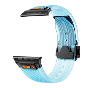 Correa de silicona ultra transparente para <span class=keywords><strong>Apple</strong></span> <span class=keywords><strong>Watch</strong></span> Ultra 49mm 45mm <span class=keywords><strong>44mm</strong></span> Banda de lujo transpirable para hombres IWatch <span class=keywords><strong>SE</strong></span> 8 7 6 5 4 3 Correa - Product Image 6