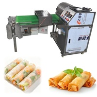 Haute capacité 	 Machine automatique à faire des feuilles de lumpia et des rouleaux de printemps 	 Machine à crêpes et à samosas 	 Machine à crêpes