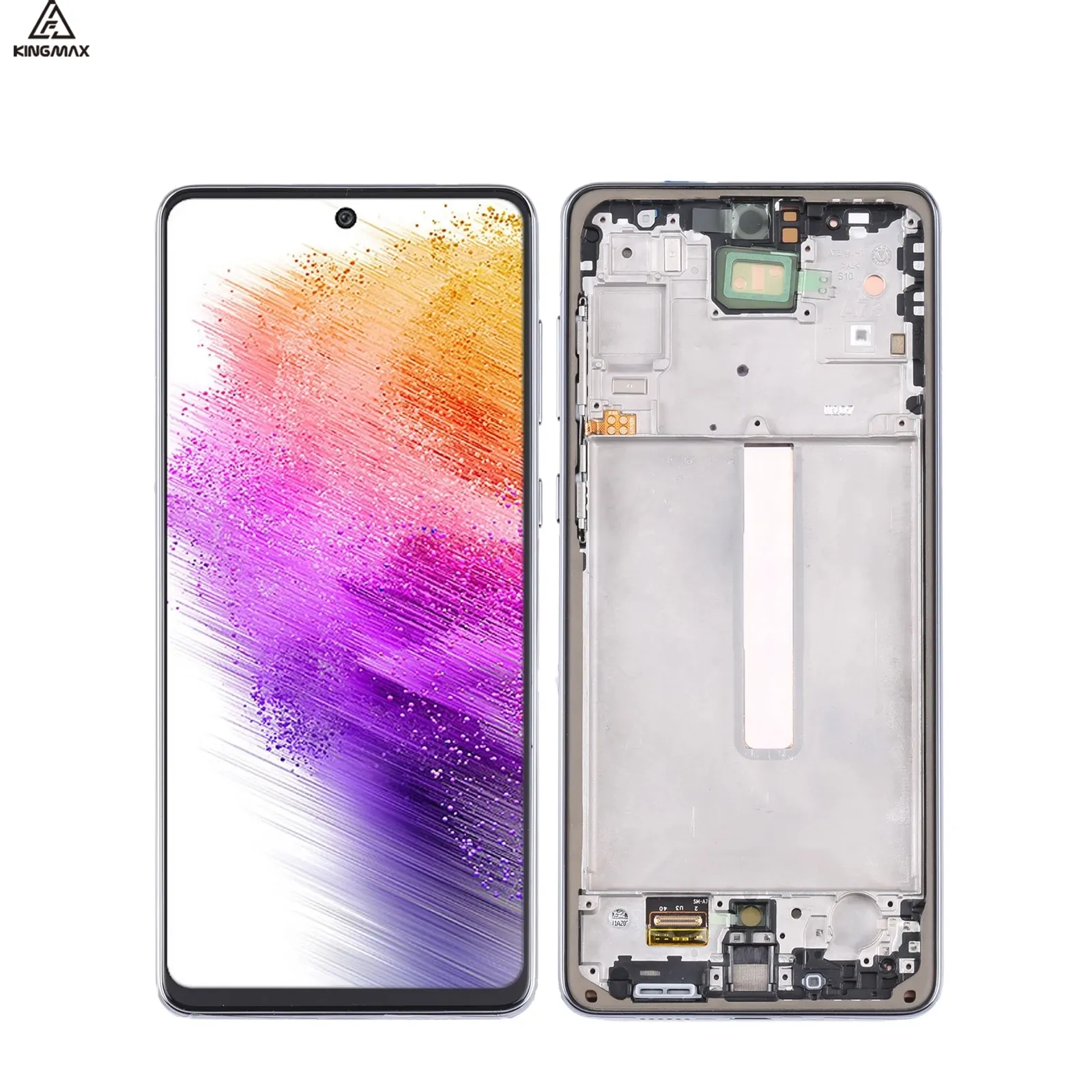 삼성 A73 5G 화면 교체 용 6.7 "오리지널 AMOLED 디스플레이 삼성 A736B LCD 터치 스크린 SM-A736B/DS 디스플레이 디지타이저