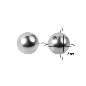 Factory Bulk Externally Threaded Balls Stainless Steel Accessory Ball Body Piercing Jewelry in Stock