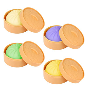 Mini Custard Bun Toy Dough <b>Ball</b> Squishy Relief Anti Stress <b>Squeeze</b> <b>Balls</b> Dumpling Squishy Stress Toy Fidget Sensory Stress <b>Ball</b> - Product Image 1