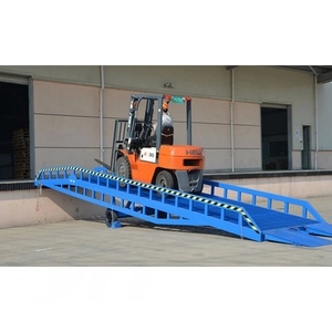 8t <strong>10t</strong> 12t 15t CE /ISO Certification Portable <strong>Container</strong> <strong>Loading</strong> Unloading Equipment Hydraulic Mobile Yard <strong>Ramp</strong> - Product Image 5