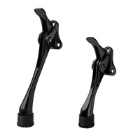 Butée de porte à pédale en alliage de zinc coussinet de Base en caoutchouc porte de chambre dispositif Anti-collision positionneur de pare-chocs de porte