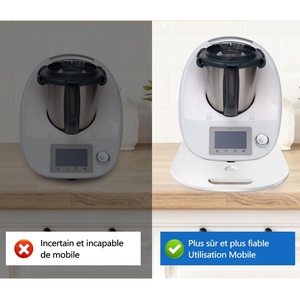 Placa deslizante transparente acrílica de nuevo diseño para mezclador doméstico eléctrico Thermommix <span class=keywords><strong>TM6</strong></span>.TM5 utilizado para almohadilla deslizante - Product Image 5