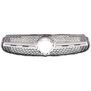 กระจังหน้า Mercedes-Benz GLC X253 สีดำและสีเงิน ทำจากพลาสติก ABS อะไหล่เปลี่ยนช่องรับอากาศกันชน - Product Image 3