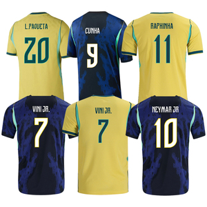 2026 Team Vini Jr Football Jersey Men <strong>Neymar</strong> Jr Raphinha Matheus Cunha Lucas Paqueta Soccer <strong>T</strong>-<strong>shirt</strong> S-4XL - Product Image 1