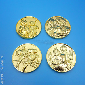 Moneda Conmemorativa de Ultraman, Chapada en Oro, de Aleación, Coleccionable, Derivada del Anime Japonés - Product Image 4