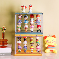 Conteneur de rangement carré pour figurines Funko Pop personnalisées en gros, mini figurines empilables, protection d'affichage