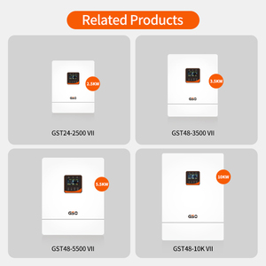 Sistema Solar Híbrido de Alta Eficiencia, 5.5kw, Monofásico, Tres Modos de Salida, MPPT, GST48-5500 VII, Estándar Estadounidense - Product Image 3
