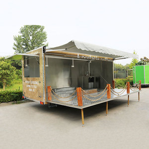Remorque à café en <span class=keywords><strong>vogue</strong></span>, approuvé des états-unis, ventilateur de capot, camion d'aliments, accessoire Mobile, pour Ghana - Product Image 2