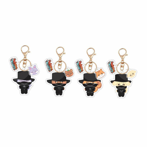 Ready Stock Cartoon Character Acrylic <b>Keychain</b> with UV Printing Fashionable Souvenir Pendant Accessories Made Wholesale - Product Image 3