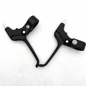 Palanca de freno de bicicleta de 4 dedos, aleación de aluminio, color negro, para accesorios de manillar de bicicleta de montaña - Product Image 4