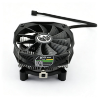 Refroidisseur de processeur Intel LGA 775/1155 et Socket avec ventilateur de refroidissement silencieux