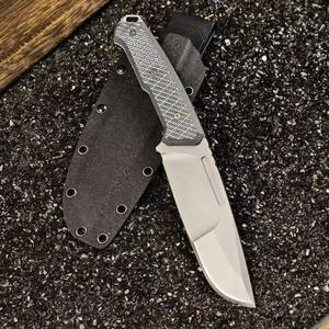 Couteau de chasse personnalisable en acier inoxydable à pointe tombante, 12 pouces, manche en aluminium, tactique, survie en extérieur, support OEM - Product Image 6