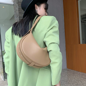 Bolsos de Hombro para Mujer 2025, Bolsos de Cuero Genuino de Gran Capacidad, Bolsos de Moda para Mujer, Bolsos de Cuero Estilo Media Luna - Product Image 3