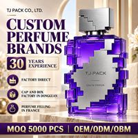 Flacon de parfum en verre givré 50 ml avec boîte, flacon pulvérisateur vide pour emballage de parfum haut de gamme, vente en gros