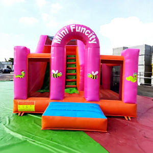 Castillo hinchable outdoor party jumpers bounce house combo <b>inflatable</b> bouncy castle slide mini funcity for kids - Product Image 1