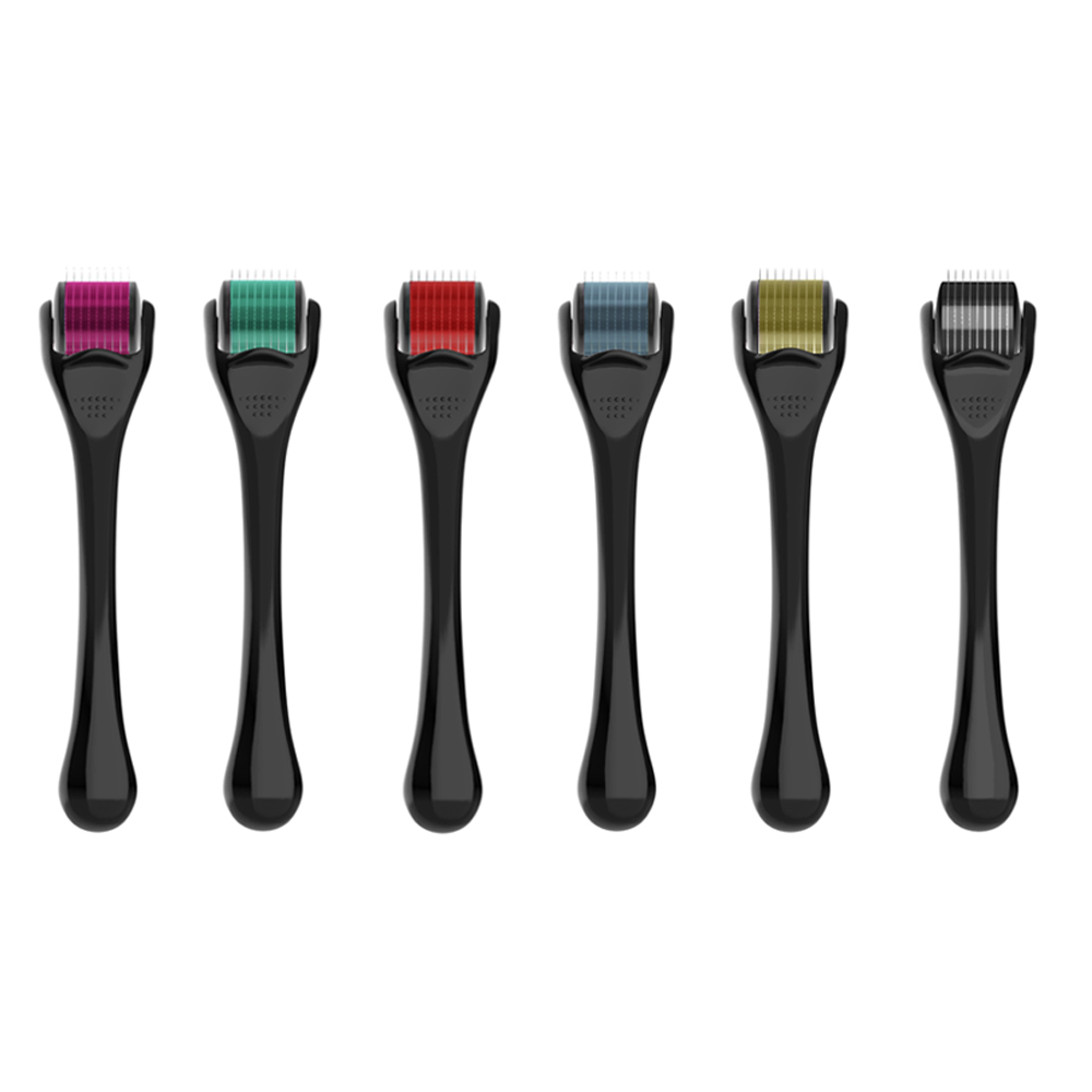 Лидер продаж, профессиональный микро-игольчатый терапевтический антивозрастной 540 ролик, титановая игла 0,5 мм для роста волос, бороды, Дерма-ролик