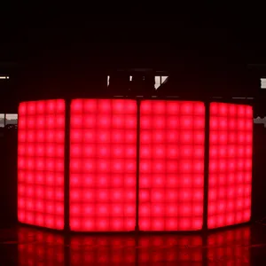Nuovo Disegno Portatile LED Digital DJ booth Facciata