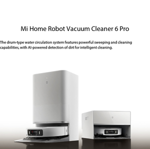 หุ่นยนต์ดูดฝุ่นถูพื้น Mi Home Mop 6 Pro รุ่น Water Edition ของใช้ในบ้านอัจฉริยะ ผลิตภัณฑ์บ้านอัจฉริยะ - Product Image 2