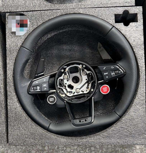 Volante Deportivo de Fibra de Carbono Personalizado con LED Inteligente para <span class=keywords><strong>Audi</strong></span> R8 <span class=keywords><strong>V10</strong></span> Coupe Spyder RWS 2016-2023 TT <span class=keywords><strong>RS3</strong></span> 4 5 6 7 - Product Image 3