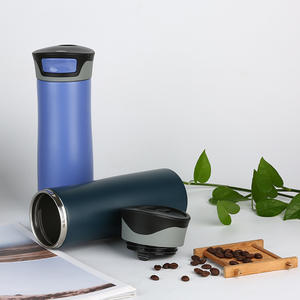 Taza de viaje de té de acero inoxidable autosellante, regalo de negocios con logotipo personalizado, botellas de <span class=keywords><strong>agua</strong></span> termo para hombre jefe - Product Image 3