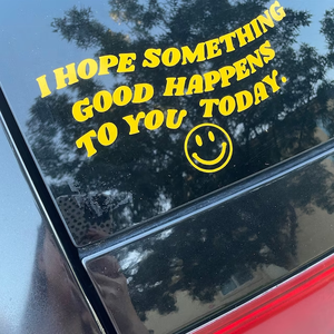 Autocollant de <span class=keywords><strong>pare</strong></span>-<span class=keywords><strong>brise</strong></span> personnalisé inspirant pour voitures camions citation positive autocollant de <span class=keywords><strong>pare</strong></span>-chocs en vinyle gentil rappel décalcomanie de transfert de fenêtre - Product Image 1