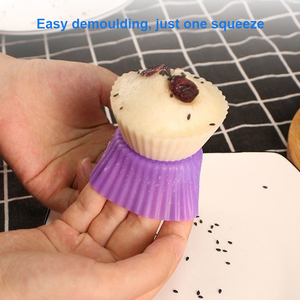 Dễ Dàng Làm Sạch Silicon Baking Khuôn Muffin Cup Cupcake Liners Cho Bánh - Product Image 4