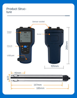 Oxygénomètre portable à fluorescence Do-330 avec GPS, batterie longue durée et forte protection anti-interférences