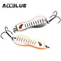 ALLBLUE – leurre de pêche personnalisé avec cuillère à cacahuètes, appât Jig, 15g, 48mm