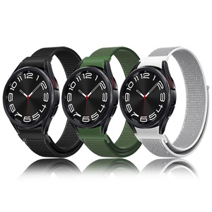 Bracelet de sport en nylon pour Samsung Galaxy Watch 6 Classic 43mm 47mm 44mm Bracelet réglable pour montre 6 Bracelet de montre en nylon - Product Image 1