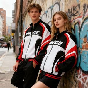 Servicio de Personalización OEM 2026, Chaqueta Unisex Extra Grande de Estilo Urbano, Chaqueta Deportiva Casual de Béisbol con Estampado Digital de Letras Personalizado - Product Image 3