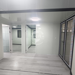 Vendita Diretta dalla Fabbrica: Casa Container in Acciaio da 20 e 40 Piedi, Tre Camere da Letto, Casa Mobile Modulare con Strutture di Supporto Complete - Product Image 6