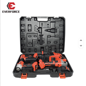 Wholesale OEM Lithium Brushless Motor Cordless Tool Set 5 Pcs Hammer Wrench Angle Drill Saw Aluminum Power Tools PL-5 High Torqu - Product Image 6