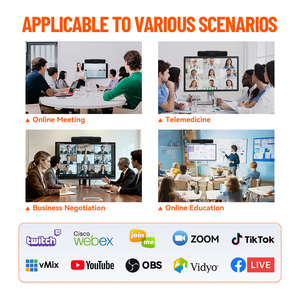 Système de vidéoconférence UHD tout-en-un avec caméra 4K, <span class=keywords><strong>zoom</strong></span> 3x, microphones intégrés, haut-parleurs - Product Image 6